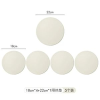 米立風物矽膠隔熱墊圓形餐墊防燙砂鍋墊廚房隔熱盤墊碗墊杯墊加厚