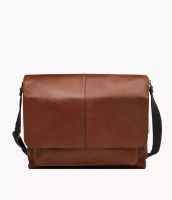 Fossil Fossil Kayden Leather Messenger Brown Tas Selempang Pria SBG1327-201