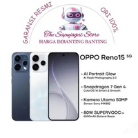 Oppo Reno 15 5G 8/256 12/256 New Garasni Resmi Promo Bandung Navy Promo