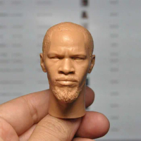 Blank 1/6 Scale Jamie Foxx Head Sculpt Unpainted Fit 12" Figure