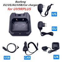 Baofeng UV-9R Plus EU/US/UK/AU/USB/Car Battery Charger For Baofeng uv 9r plus UV9R Walkie Talkie Waterproof Ham Radio