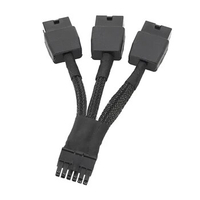 18AWG 3x8pin PCI-e to 12pin PCI-e 12VHPWR Connector for NVIDIA Ampere 3060ti 3070 3080 3090 12Pin GPU Cable 2023