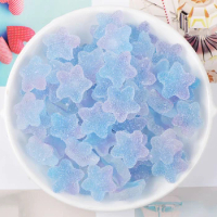 Boxi5pcs/10pcs/pack Slime Charms Resin Star Additives Supplies DIY Kit Filler Decor For Fluffy Clear Cloud Slime Clay