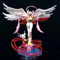 Angewomon and Yagami Hikari Evolution Digimon 36cm Action Figure PVC D-YLG165