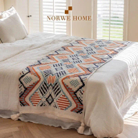 Chăn đầu giường dệt kim, phong cách Bohemian, thích hợp cho Homestay, chăn sofa, chăn điều hòa không