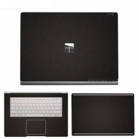 KH Special Carbon fiber Vinyl Sticker Skin Protector Cover for Microsoft Surface Book Pro Laptop 2 3 5 6 7 Go 12" 13.5" 15"