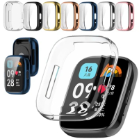 Soft TPU Case For Redmi Watch 3 Active Lite SmartWatch Protective Bumper Screen Protector Shell For Redmi Watch3 Active Cover