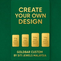 SITI JEWELS Custom Made 999.9 Fine Gold Wafer - Create Your Own Design
