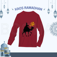 Boohai Baju Kaos Anak Lengan Panjang Edisi Gambar Unta Ramadan Baju Kaos Anak Murah