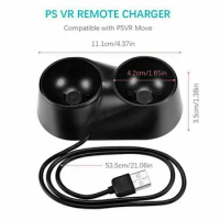 1x Dual Charger Dock for PS4 VR Motion Controller Playstation Move Controller