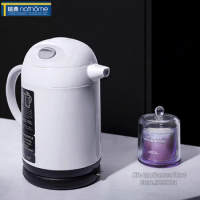 Nathome 1.3L Food Grade SUS304 Electric Kettle Double Layers Anti Hot Design No Steam Child Lock Safety Water Boiler 1200W Power
