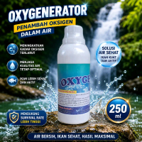 Oksigenerator 250ml Penambah Oksigen untuk Aquarium dan Kolam Meningkatkan Kualitas Air dan Kesehata
