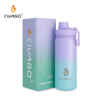 CIVAGO (18oz / 22oz / 32oz / 40oz) ขวดน้ำพกพาเก็บความร้อนและความเย็น ความจุขนาดใหญ่พิเศษแก้วน้ำสแตนเ