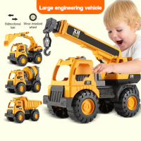 Construction Truck Lorry Toys Mainan Lori Budak Saiz Besar Lori Mainan Jengkaut Extra Large Size Co