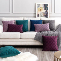 On sale Ready Stock!!!♥Hot♥ velvet sofa pillowcase sofa cushion cover velvet fabric pillowcase 45x45