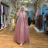 Hanna Dress Brukat Elegan Muslim