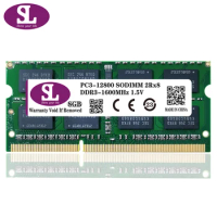 Shine Logic DDR3 Ram 4GB 8GB 16GB Laptop Memories 1066 1333 1600 Mhz PC3 8500 10600 12800 DDR3 Sodimm Notebook Memory Ram