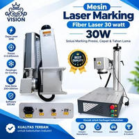Laser Marking Fiber Laser 30 Watt Mesin Ukir Logam Stainless Plat Nama Eks Demo Garansi 3 Bulan