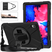 360Rotating Case for Tab P11 / P11 Pro Tablet Case for Lenovo Tab P11 Pro TB-J706F and P11 TB-J606F Bracket Cover Shoulder Strap