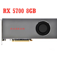 AMD Radeon RX 5700 8GB Graphics Card GDDR6 14Gbps game desktop computer graphics card benchmarking RX5700 Video Card Used