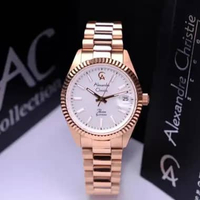 ALEXANDRE CHRISTIE AC5016 / AC 5016 ROSEGOLD WHITE SAPPHIRE ORIGINAL