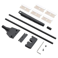 A CUTE  Stainless Steel Cleaner Kit Set Aquarium Fish Tank Algae Scraper Blade Aquatic Water Live Pl