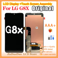 Original For LG G8X LCD Display Touch Screen Digitizer Assembly For LG V50s Display with Frame Replacement G8X ThinQ LM-G850EMW