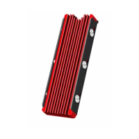 M.2 2280 SSD Heatsink For PS5 PC,NVME NGFF 2280 SSD Double-Sided Heat Sink Cooling With Thermal Silicone Pads, Red Easy To Use