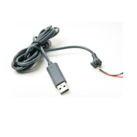 Wired game controller cable for xbox 360 USB charger cable power cable replair replacement