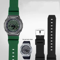 Watch Band For Casio G-Shock GM-2100 GM-S2100 GA-2100 GM-5600/GA5600 silicone men's sports waterproof Watch accessories strap