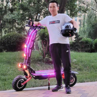 ST-13 2023 Hot Selling 8000W High Speed 100Km Two Wheels Kick Scooter Electric Scooters With Factory Price