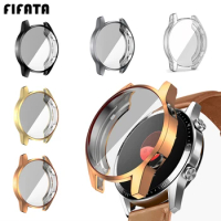 FIFATA TPU Protection Case For Huawei Watch GT 2 42mm 46mm Cover Full Coverage Screen Protector Shell Bumper For Huawei GT2 Case