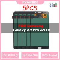 5Pcs/Lot 100% new LCD For Samsung Galaxy A9 Pro 2016 A910 A9100 A910F SM-A910F LCD Display Touch Screen Digitizer Full Assembly