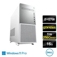 【DELL 戴爾】XPS8950-P1748WTW i7 12核心桌上型電腦(i7-12700/16G/256G SSD+1TB/DRW/GTX1650S-4G/Win11P)