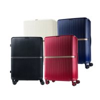 【Samsonite 新秀麗】25吋 MINTER 可擴充大容量防盜拉鍊輕量PC前掛釦避震輪行李箱/旅行箱(多色可選)