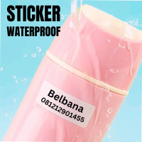 Sticker nama Polos Waterproof Sticker Botol Buku kotak bekal makan minum Sekolah anti air Stationery