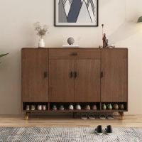 Shoe cabinet: modern and simple home entrance shoe rack, small apartment storage cabinet, large capacity simple Nordic storage