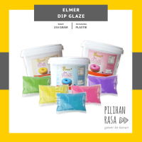 DIP GLAZE ELMER 250G - TOPPING DONAT PISANG COKLAT NUGGET - SAUS WARNA