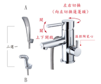 【麗室衛浴】國產精品 定溫 / 恆溫 面盆兩用龍頭 LS-86-A 含蓮蓬頭(或噴槍)、蛇管