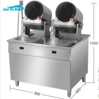 Restaurant Intelligent Cooking Robot Cooker Rotating Automatic Wok Cooking Machine Fry Fried Rice Machine