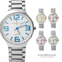 Valentino范倫鐵諾 超薄設計美學馬卡龍格紋數字手錶腕錶 柒彩年代【NE1040】原廠公司貨