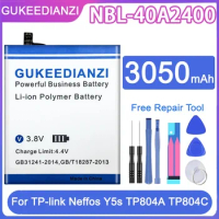 GUKEEDIANZI NBL-40A2400 Battery For TP-link Neffos Y5s TP804A TP804C Mobile Phone NEW 3050mAh Battery Batteria + Free Tools