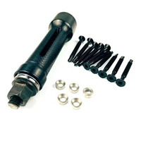 Car Lock Puller Lock Pick Tools for Car with 10pcs Nail Screws,6pcs Gasket,Car Lock Cylinder Extractor Tools Remove Set