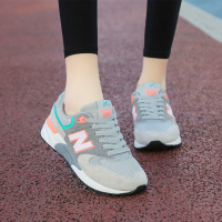 New Balance Cool Run ฤดูใบไม้ผลิและฤดูใบไม้ร่วงของแท้ nb999 รองเท้ากีฬาตาข่ายผู้หญิงหนังแท้รองเท้าลำลองผู้หญิงรองเท้าวิ่งพื้นนิ่ม