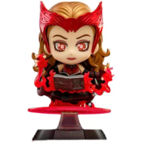 In Stock 100% Original Hottoys Cosbaby COSB900 Scarlet Witch Wanda Vision Movie Character Model Collection Artwork Q Version