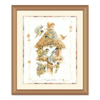 Fishxx Precision Printing D863 Bird Homing Hand-embroidered New Home Decoration Paintings Cross Stitch Kit