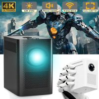 S30MAX Smart 4K Android 10.0 WiFi Portable Projetor 120ANSI 1080P Home Theater Video LED Bluetooth Mini Projector Projector