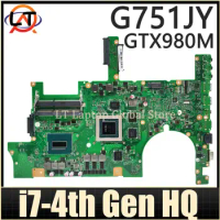 MAINboard For ASUS ROG G751JY G751JT G751JL G751J G751 Laptop Motherboard I7 4th Gen CPU GTX965M/2G GTX970M/3G GTX980M/4G