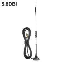 Ăng-ten trên không, SMA / RP-SMA Nam, 868MHz, 5,8dBi, Thích hợp cho thợ mỏ LoRa 915MHz, Có từ tính