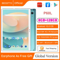 Newest P60L 10 inch 1920x1200 IPS Tablet PC Android 10.0 SIM 4G LTE 8GB RAM 128GB ROM 5G WiFi Bluetooth Android 10.1" планшет